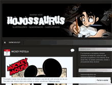 Tablet Screenshot of hojossaurus.wordpress.com