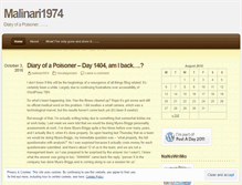 Tablet Screenshot of malinari1974.wordpress.com