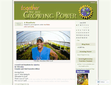 Tablet Screenshot of growingpower.wordpress.com