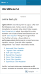 Mobile Screenshot of dersizlesene.wordpress.com