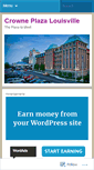 Mobile Screenshot of crowneplazalouisville.wordpress.com