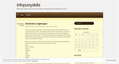 Desktop Screenshot of infopunyakita.wordpress.com