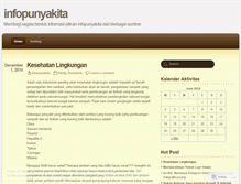 Tablet Screenshot of infopunyakita.wordpress.com