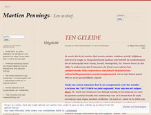 Tablet Screenshot of martienpennings.wordpress.com