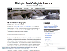 Tablet Screenshot of mistopia.wordpress.com