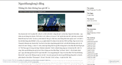 Desktop Screenshot of nguoithanglong.wordpress.com