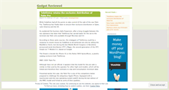 Desktop Screenshot of gadgetreviewed.wordpress.com