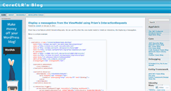 Desktop Screenshot of coreclr.wordpress.com