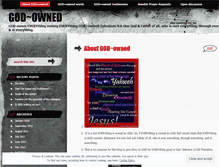 Tablet Screenshot of godowned.wordpress.com