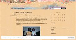 Desktop Screenshot of knitterphreek.wordpress.com