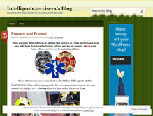 Tablet Screenshot of intelligentexerciserx.wordpress.com