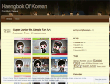 Tablet Screenshot of haengbokstory.wordpress.com