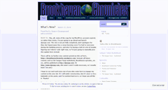 Desktop Screenshot of brookhavenchronicles.wordpress.com