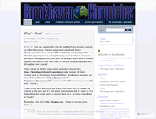 Tablet Screenshot of brookhavenchronicles.wordpress.com