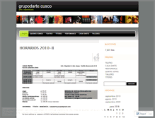 Tablet Screenshot of grupodarte.wordpress.com