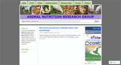 Desktop Screenshot of animalnutritionresearch.wordpress.com