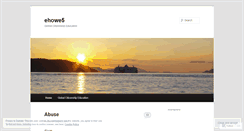 Desktop Screenshot of ehowe5.wordpress.com