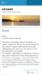 Mobile Screenshot of ehowe5.wordpress.com