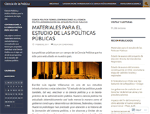 Tablet Screenshot of cienciadelapolitica.wordpress.com