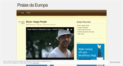 Desktop Screenshot of praiasdaeuropa.wordpress.com