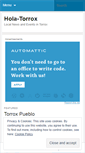 Mobile Screenshot of holatorrox.wordpress.com