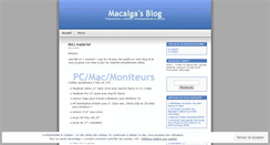 Desktop Screenshot of macalga.wordpress.com