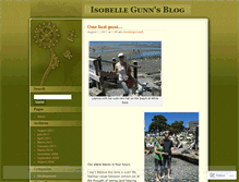 Tablet Screenshot of isobellegunn.wordpress.com