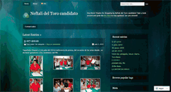 Desktop Screenshot of neftalideltoro.wordpress.com