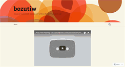 Desktop Screenshot of bozutiw.wordpress.com