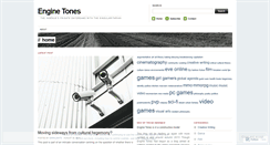 Desktop Screenshot of enginetones.wordpress.com