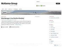 Tablet Screenshot of mckennagroupdotnet.wordpress.com