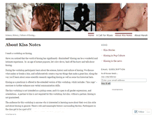 Tablet Screenshot of kissnotes.wordpress.com