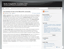 Tablet Screenshot of keefecampbell.wordpress.com