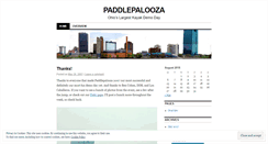 Desktop Screenshot of paddlepalooza.wordpress.com