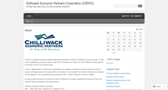 Desktop Screenshot of chilliwackeconomicpartners.wordpress.com