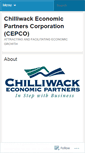 Mobile Screenshot of chilliwackeconomicpartners.wordpress.com