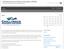 Tablet Screenshot of chilliwackeconomicpartners.wordpress.com