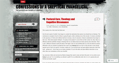 Desktop Screenshot of confessionsofanevangelicalbiblecollegestudent.wordpress.com