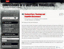 Tablet Screenshot of confessionsofanevangelicalbiblecollegestudent.wordpress.com