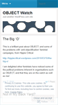 Mobile Screenshot of objectwatch.wordpress.com