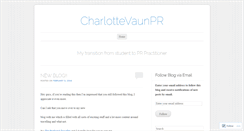 Desktop Screenshot of charlottevaunpr.wordpress.com
