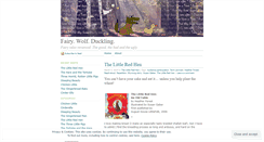 Desktop Screenshot of fairywolfduckling.wordpress.com