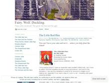 Tablet Screenshot of fairywolfduckling.wordpress.com