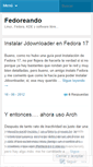 Mobile Screenshot of fedoreando.wordpress.com