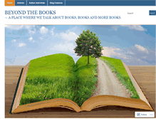 Tablet Screenshot of beyondthebooks.wordpress.com