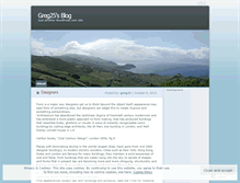 Tablet Screenshot of greg25.wordpress.com