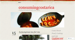 Desktop Screenshot of consumingcostarica.wordpress.com