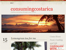 Tablet Screenshot of consumingcostarica.wordpress.com