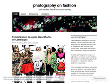 Tablet Screenshot of photographyonfashion.wordpress.com