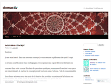 Tablet Screenshot of domactiv.wordpress.com